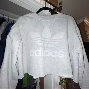 ADIDAS Cropped Crewneck Sweatshirt